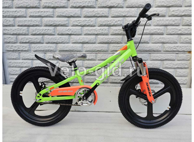 Детский велосипед SHBjia 20 Зеленый